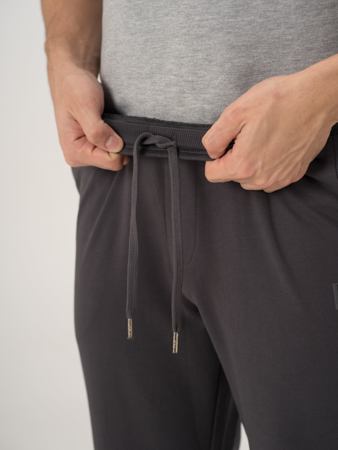 Thunderstorm Grey Cotton Sweatpants