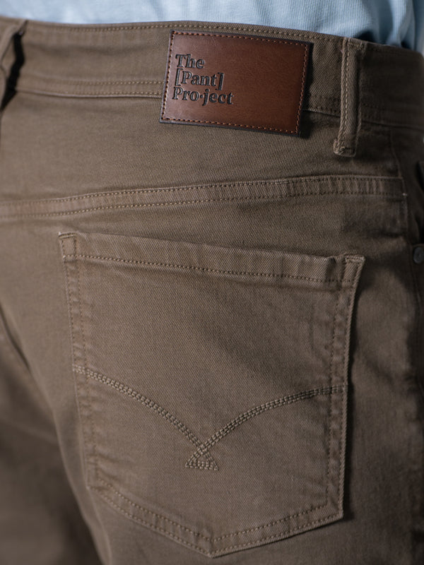 Mossstone Olive Relaxed Fit Jeans