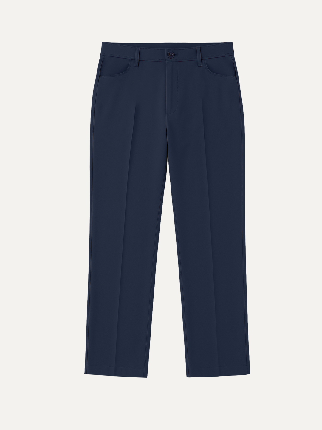 Heaven Navy Relaxed Fit Korean Pintuck Pants