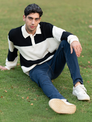 Indigo Blue Power-Stretch Slim Fit Jeans