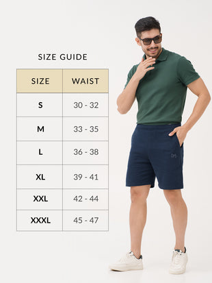 Jetstream Navy Relaxed Fit Sweatshorts