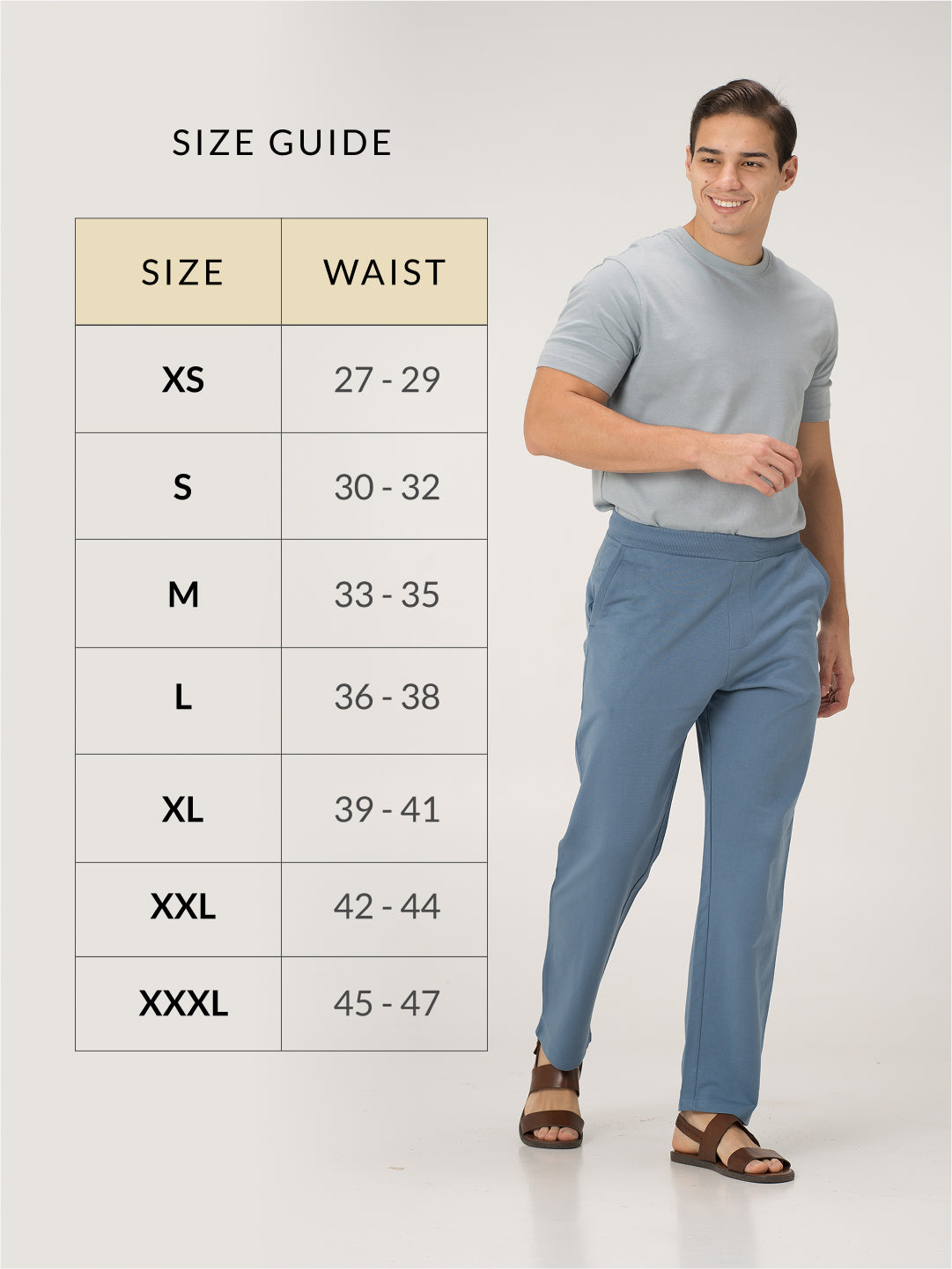 Pixel Blue Cotton Sweatpants