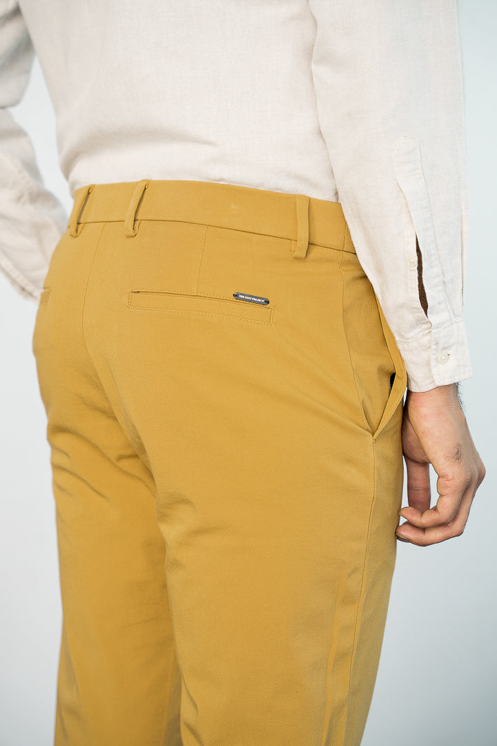 yellow colour chinos