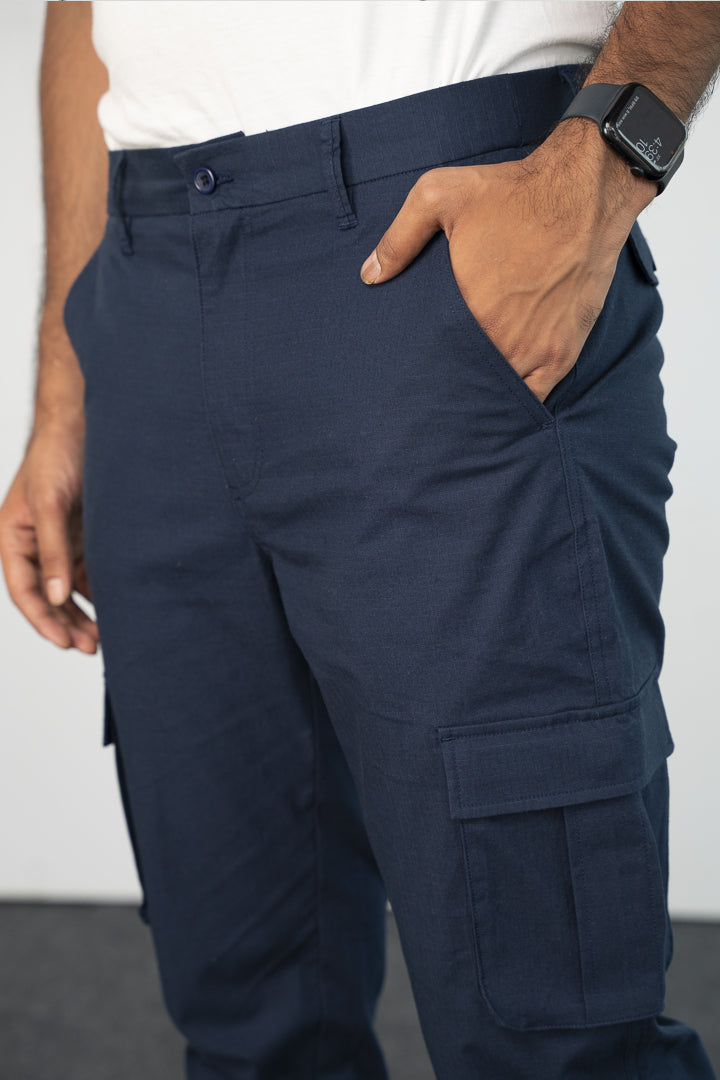 dark blue cargo