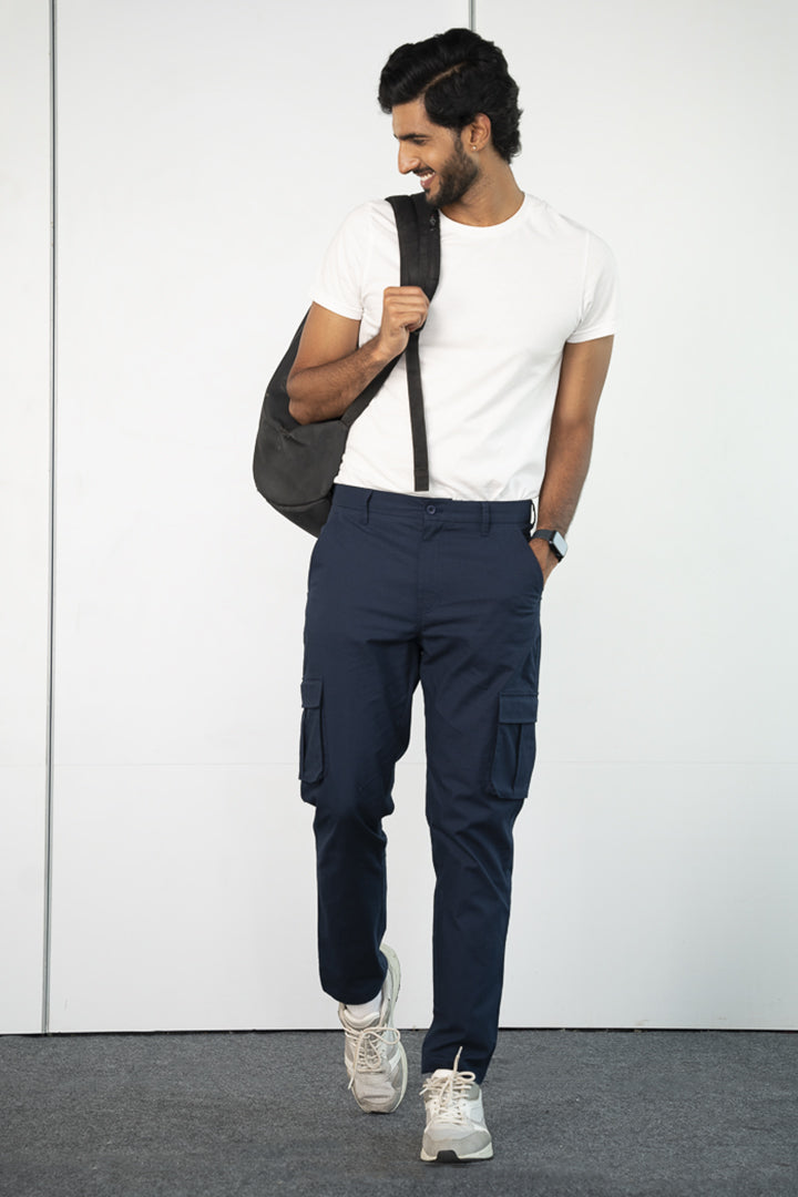 navy blue cargo