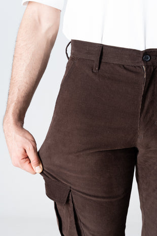 coffee brown corduroy pants