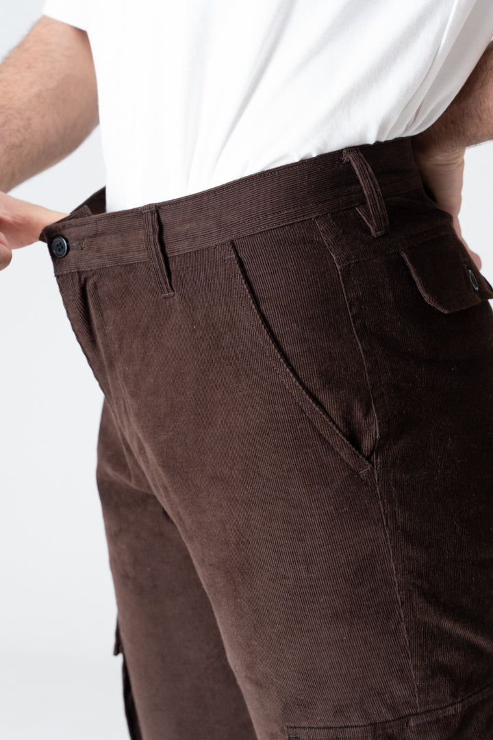 corduroy coffee brown pants