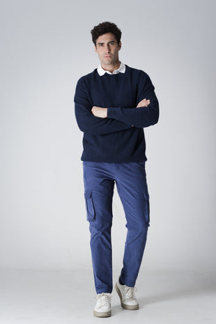 blue stetch pants