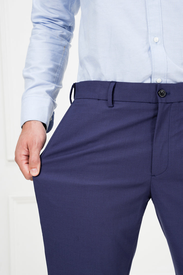 navy merino pants men's