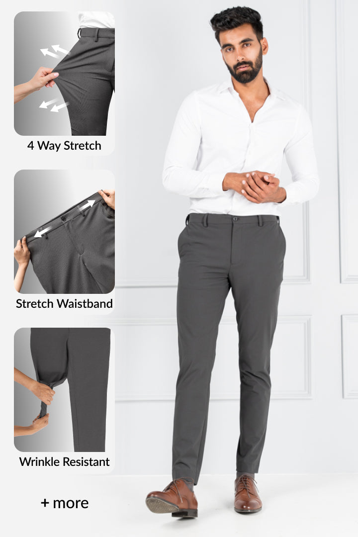 Grey Formal Pants