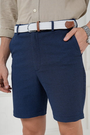seersucker checks chino shorts