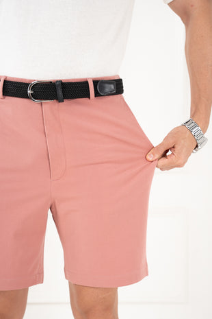 cotton stretch chino shorts