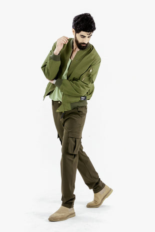 green cargo pants