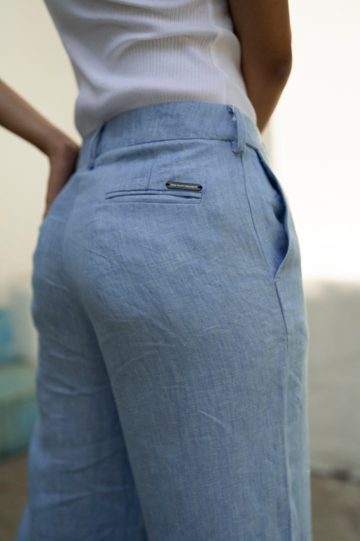 100 percent linen maldives pant for women