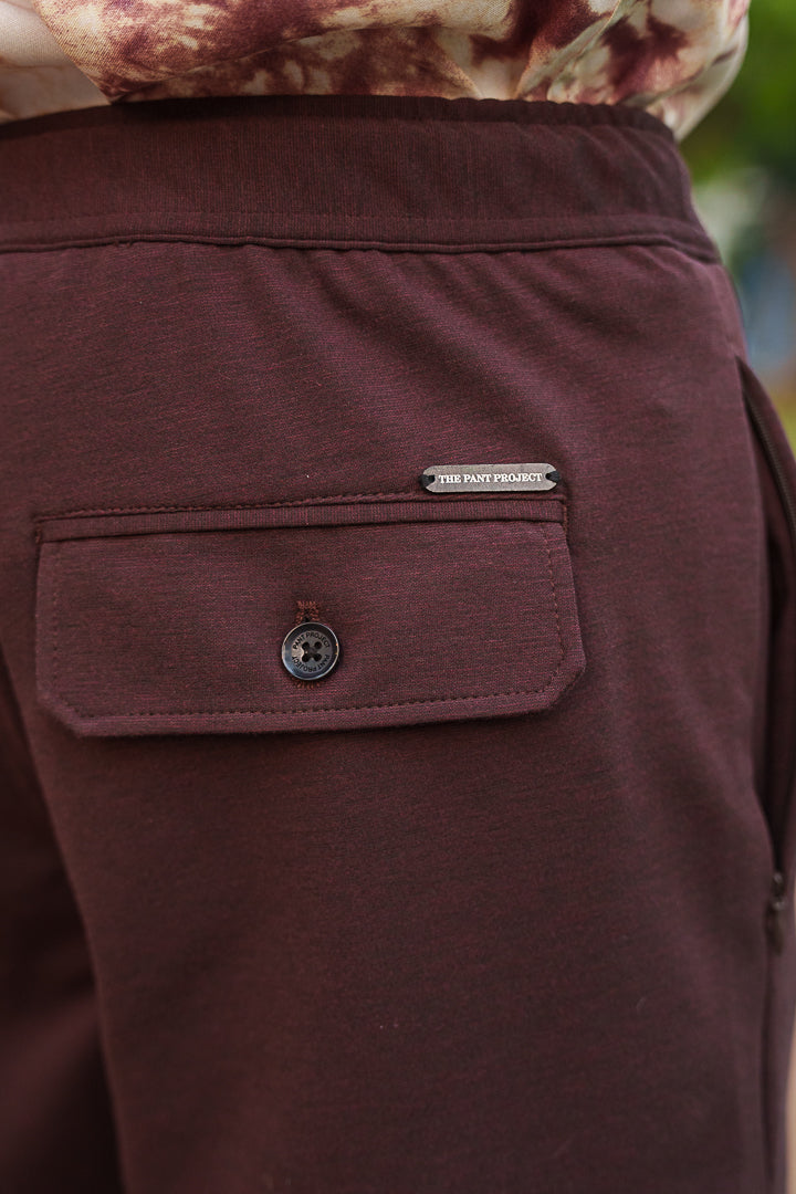 Plum Wine Power-Stretch Cargo Pants