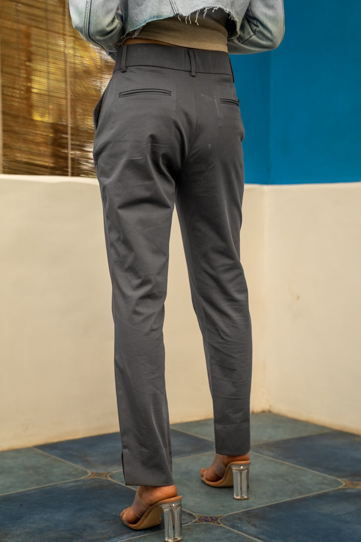 grey chino pants for women