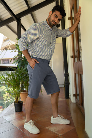 stretch chino shorts mens