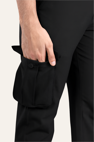 black cargo pants for men