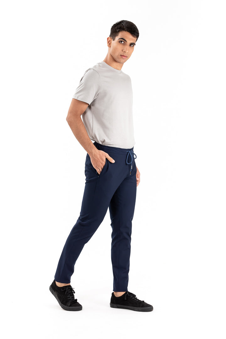navy joggers for men