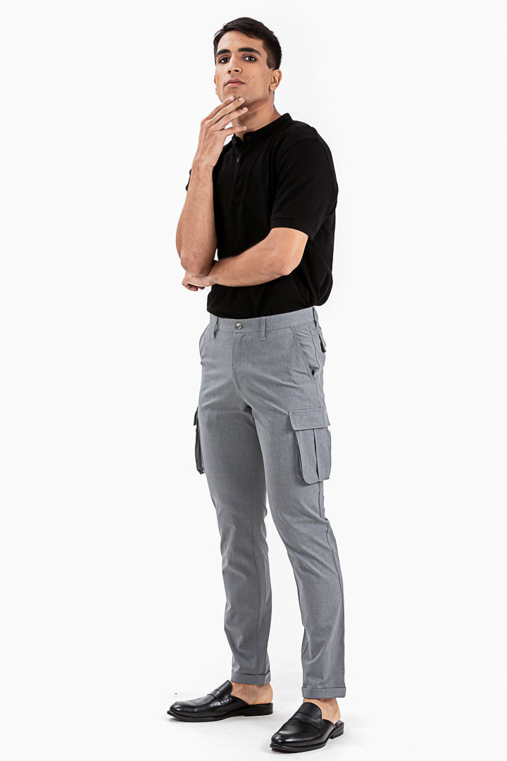 grey cargo pants mens