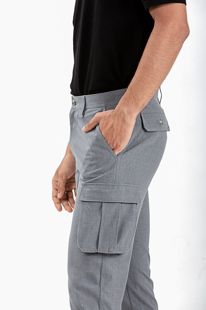 grey cargo pants
