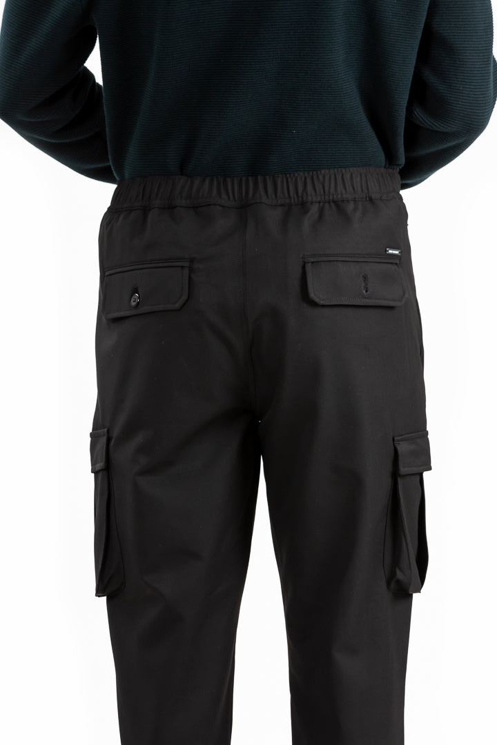 ebony black stretch pants
