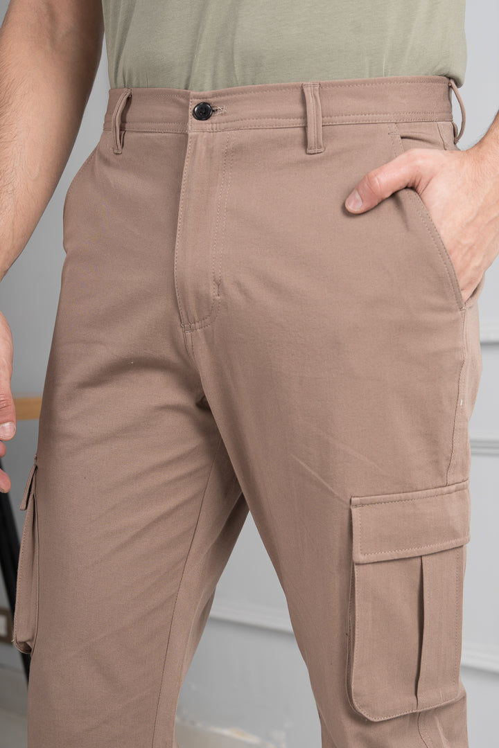 fawn colour cargo pants
