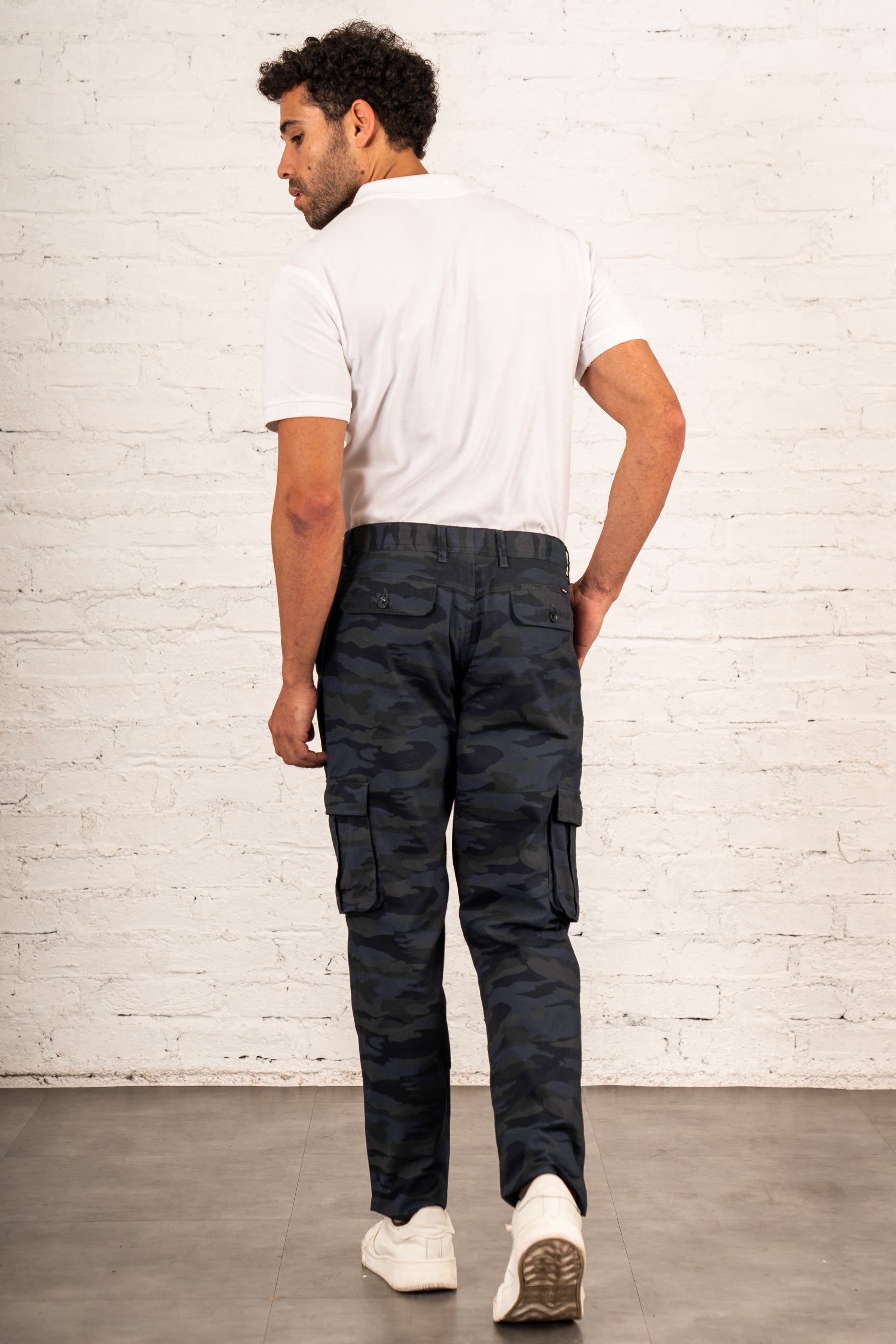 blue cargo pants