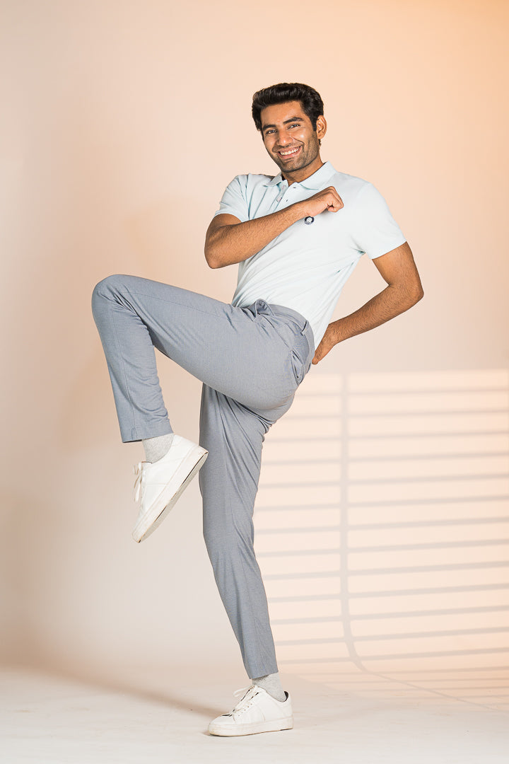 grey formal pants