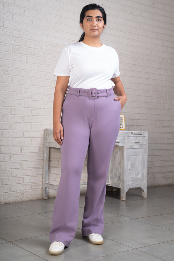 lilac women's pants