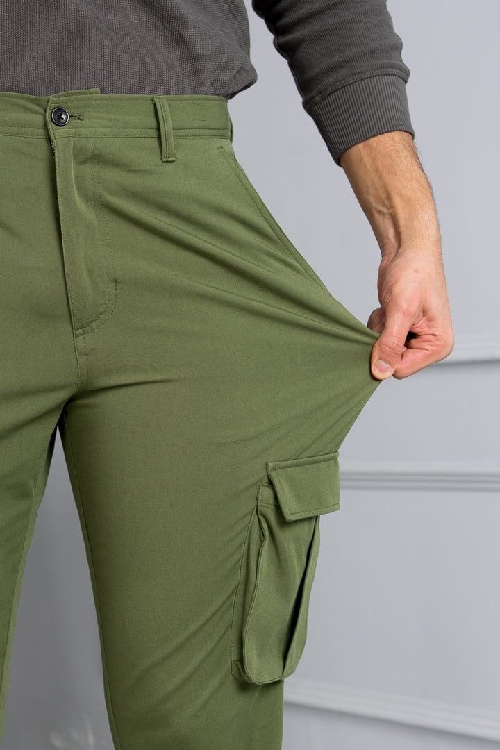 green cargo pants