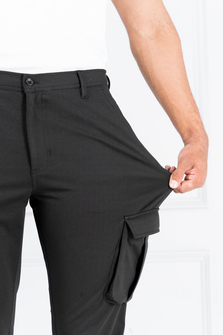 cargo pants for men black