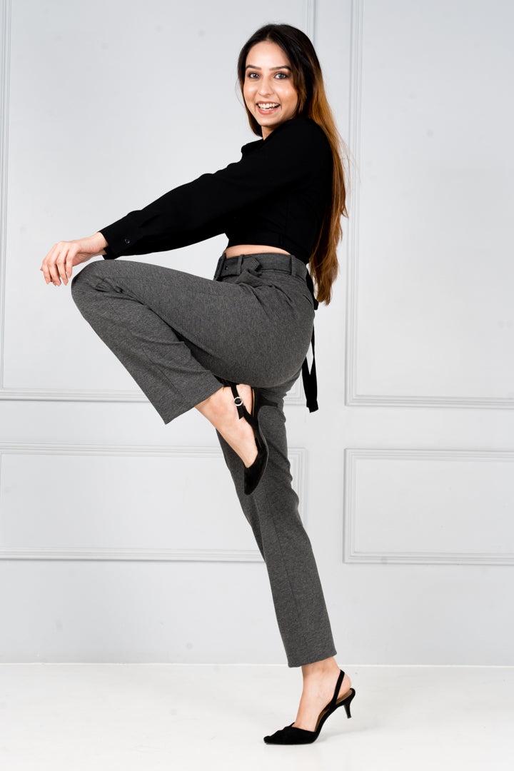 charcoal pants womens