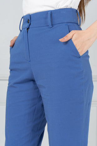 blue stretch chino