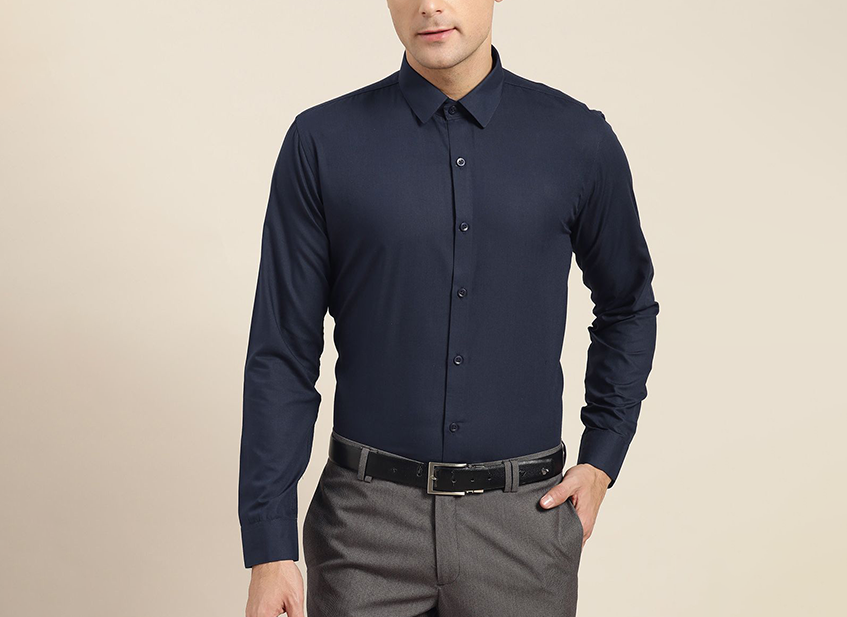 Blue Shirt Pant Combination