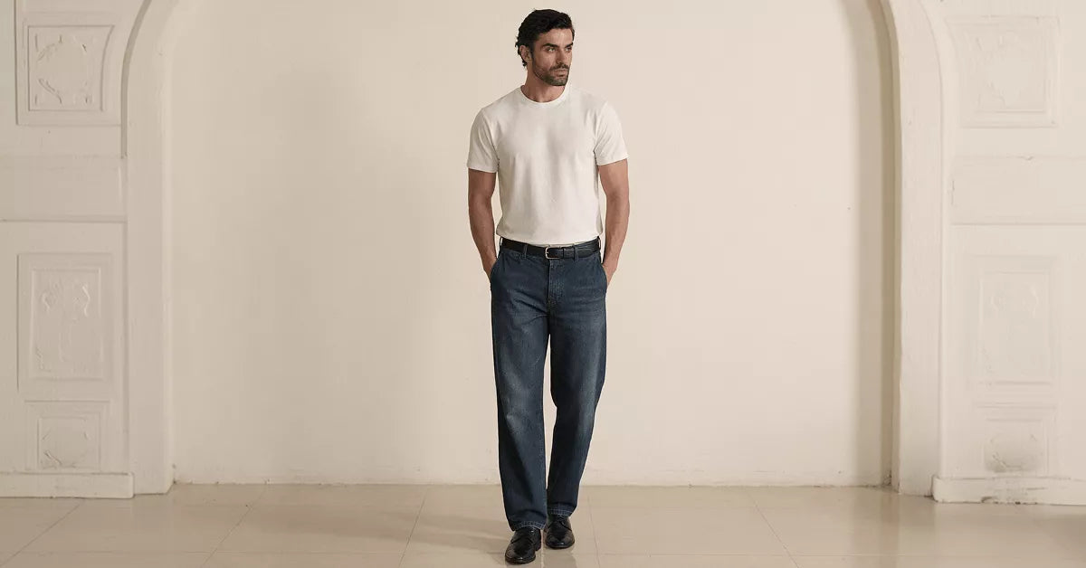 How To Pair Wide Leg Jeans For Men