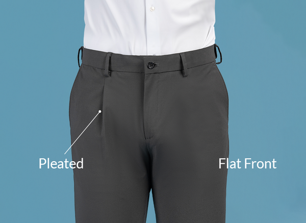 pleated formal pants