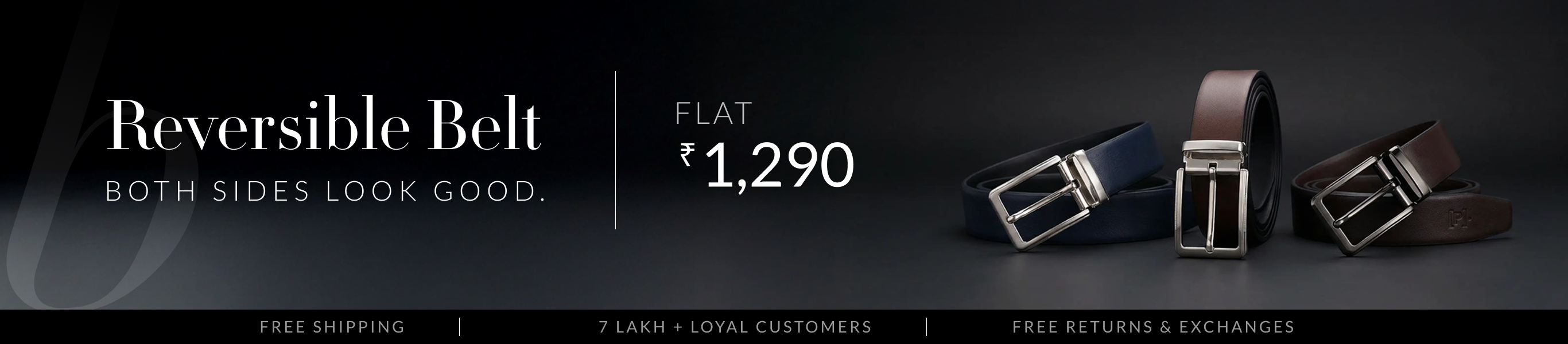 Reversible Leather Belts For Men