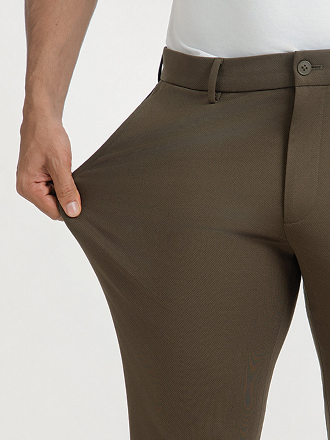 Highland Olive Slim Fit Lightweight Power Stretch Pants