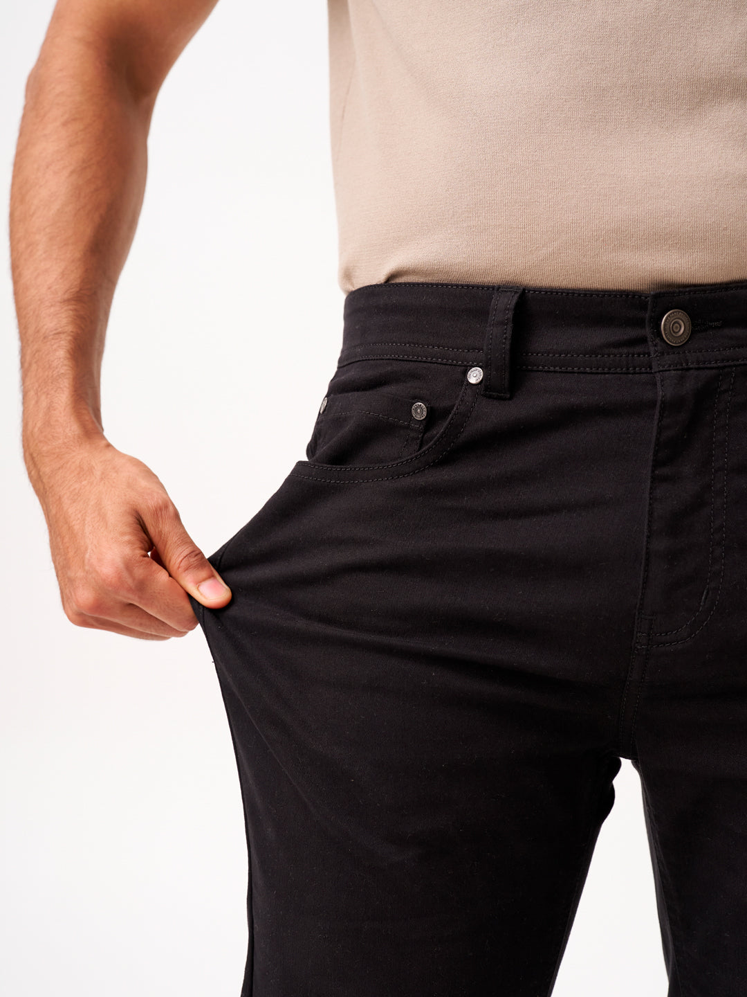 Buy Infinite Black Slim Fit Jeans For Men Online