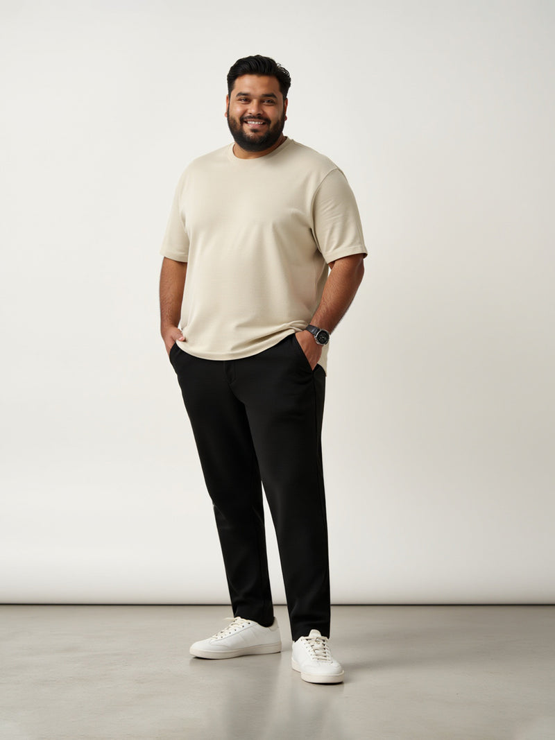 Bangalore Black Plus Size Power-Stretch Pants