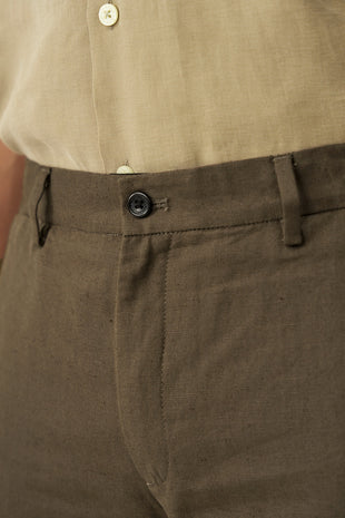 Porto Brown Linen pants
