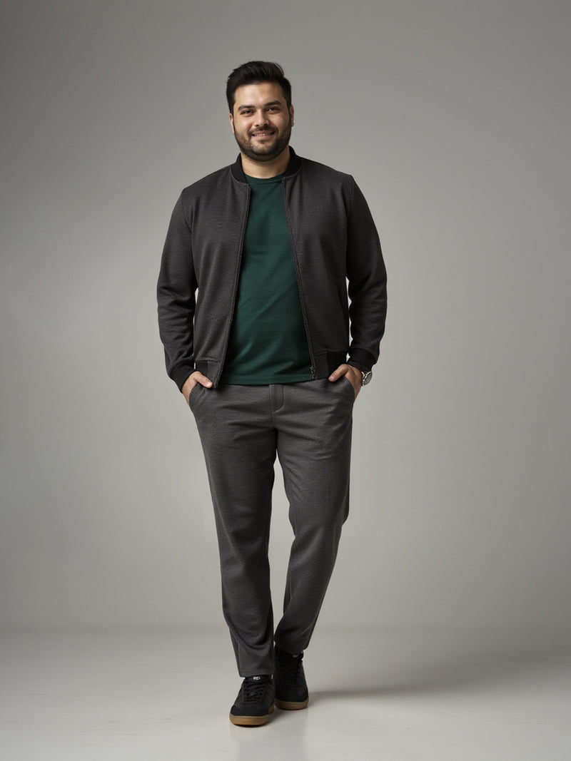 Charcoal Plus Size Power-Stretch Pants