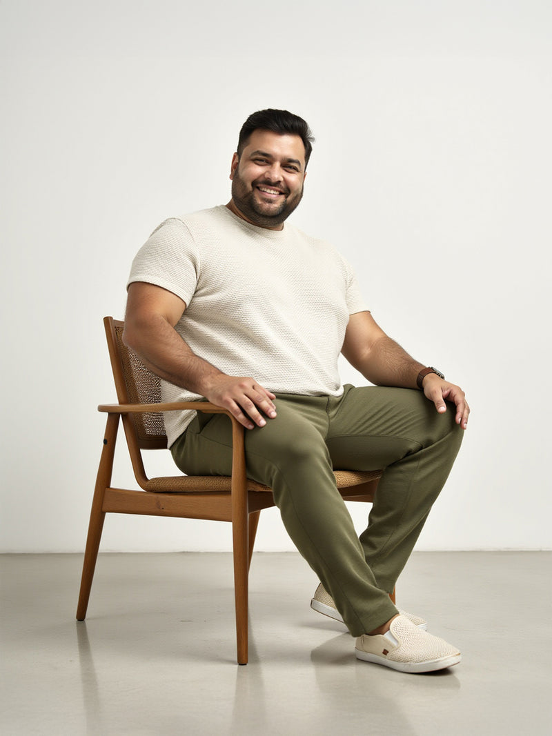 Military Green Plus Size Power-Stretch Pants