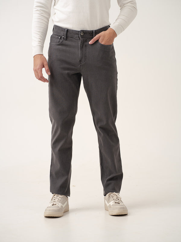 Voyager Grey Pro-Stretch Relaxed Fit Jeans