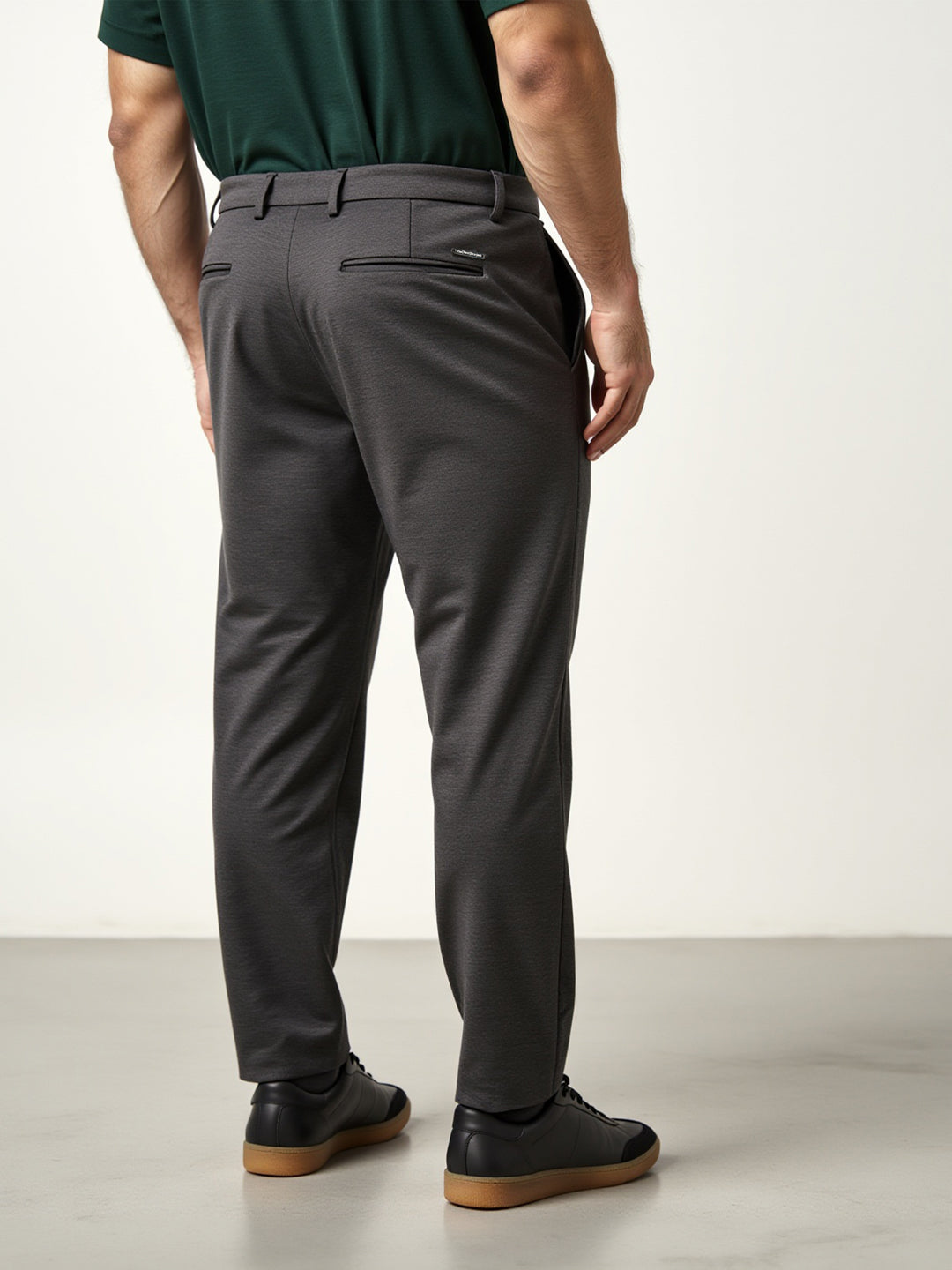 Charcoal Plus Size Power-Stretch Pants