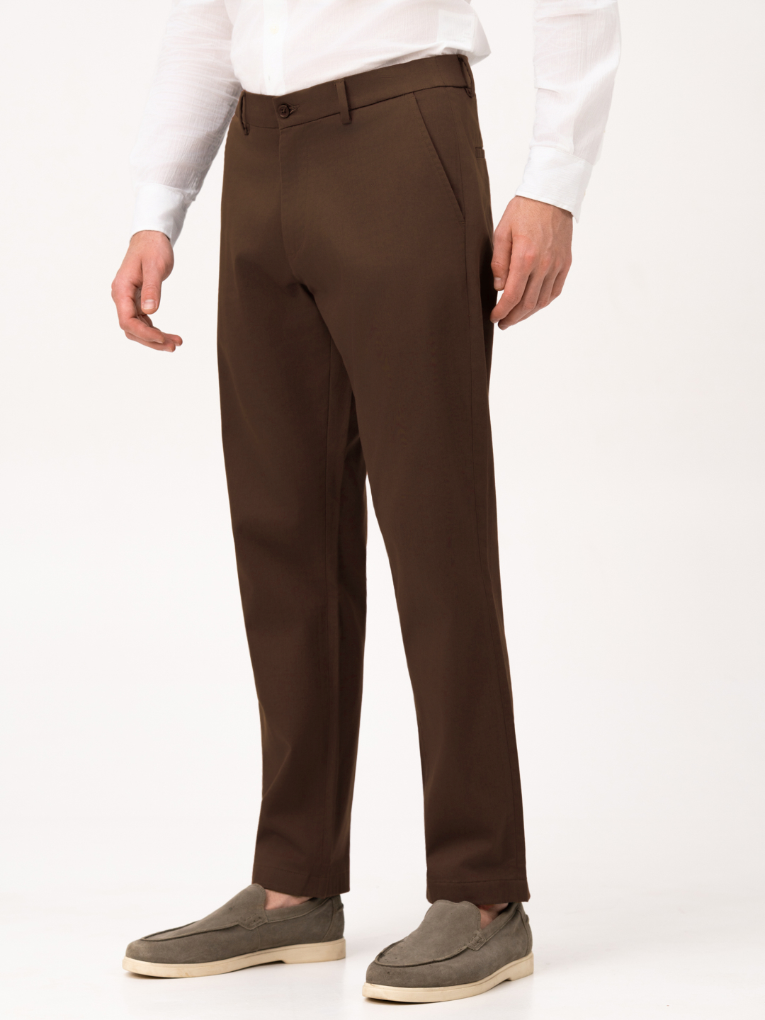 Noble Brown Stretch Chinos