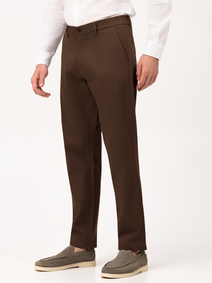 Noble Brown Stretch Chinos