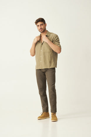 Porto Brown Linen pants