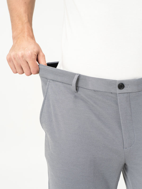 Light Grey Slim Fit Power Stretch Pants